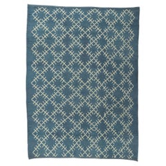 New Contemporary Moroccan Style Rug with Geometric Print
