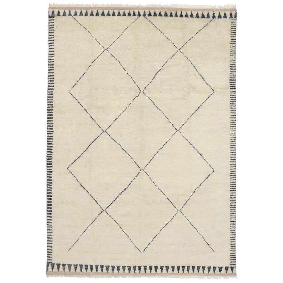 Minialistic Rug Vintage Minimalist Modernist Design Rug For Sale at 1stDibs