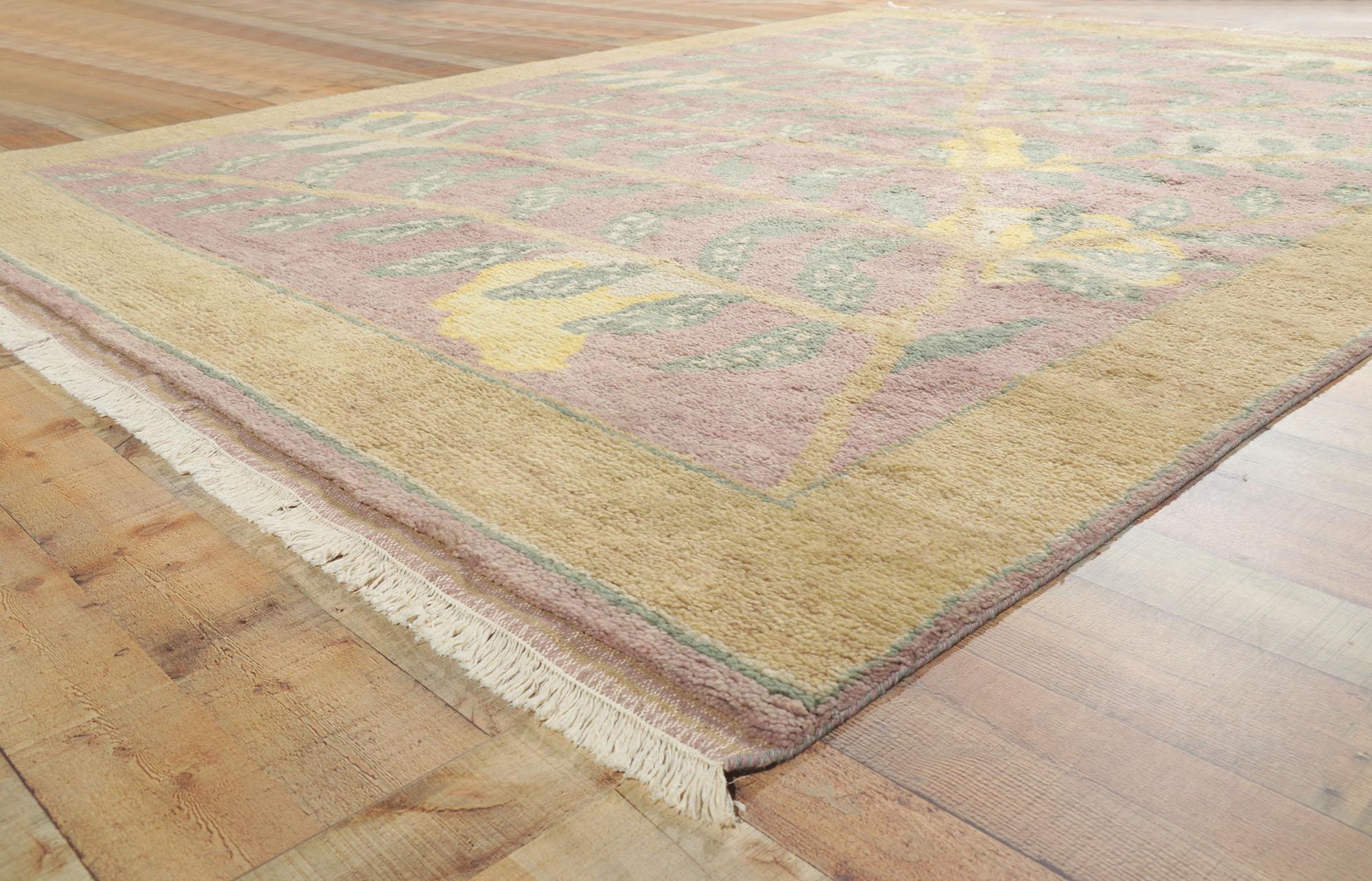 Nature-Inspired Moroccan Area Rug, Modern Style Meets Biophilic Design In New Condition For Sale In Dallas, TX