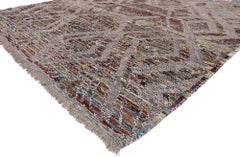 New Contemporary Moroccan Style Rug with Mysigt Swedish Style