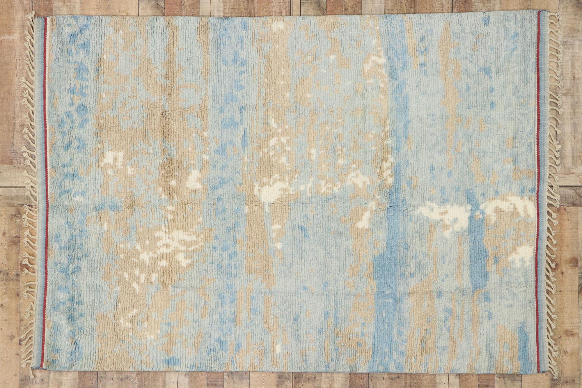 New Contemporary Moroccan Area Rug  For Sale 1