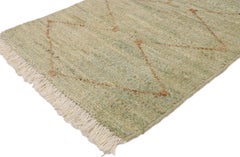 New Contemporary Moroccan Style Rug with Coastal Bohemian Hygge Vibes