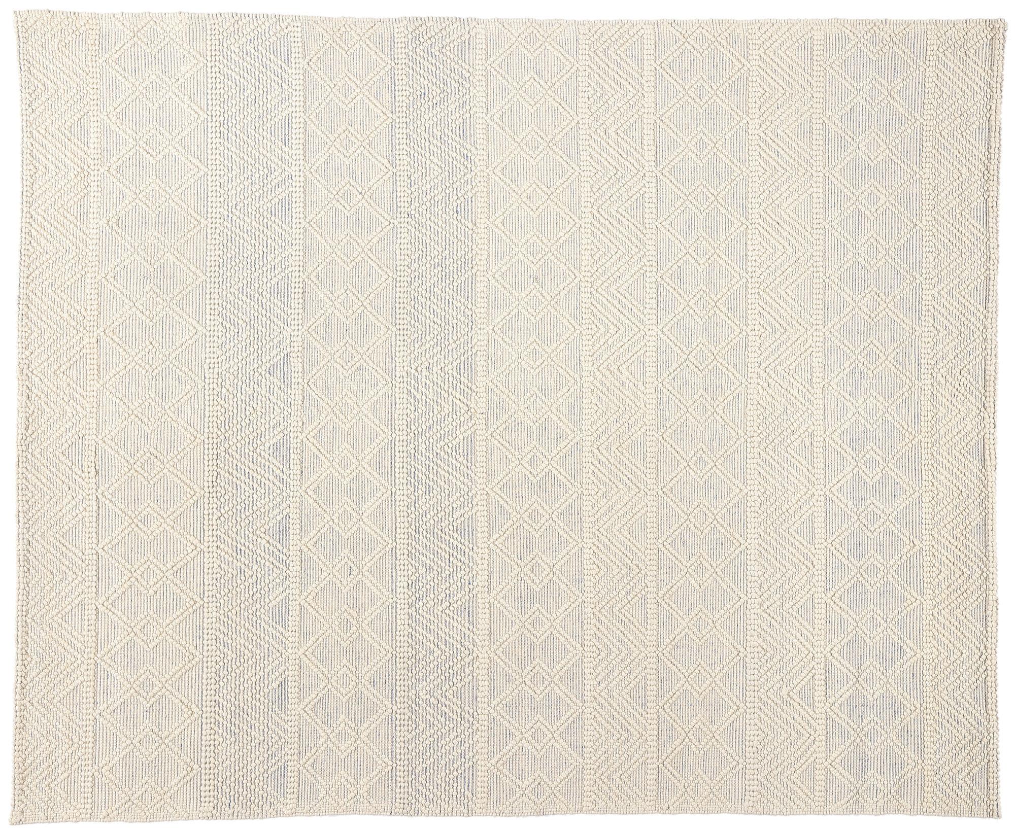 New Contemporary Moroccan Textured High-Low Rug For Sale 3