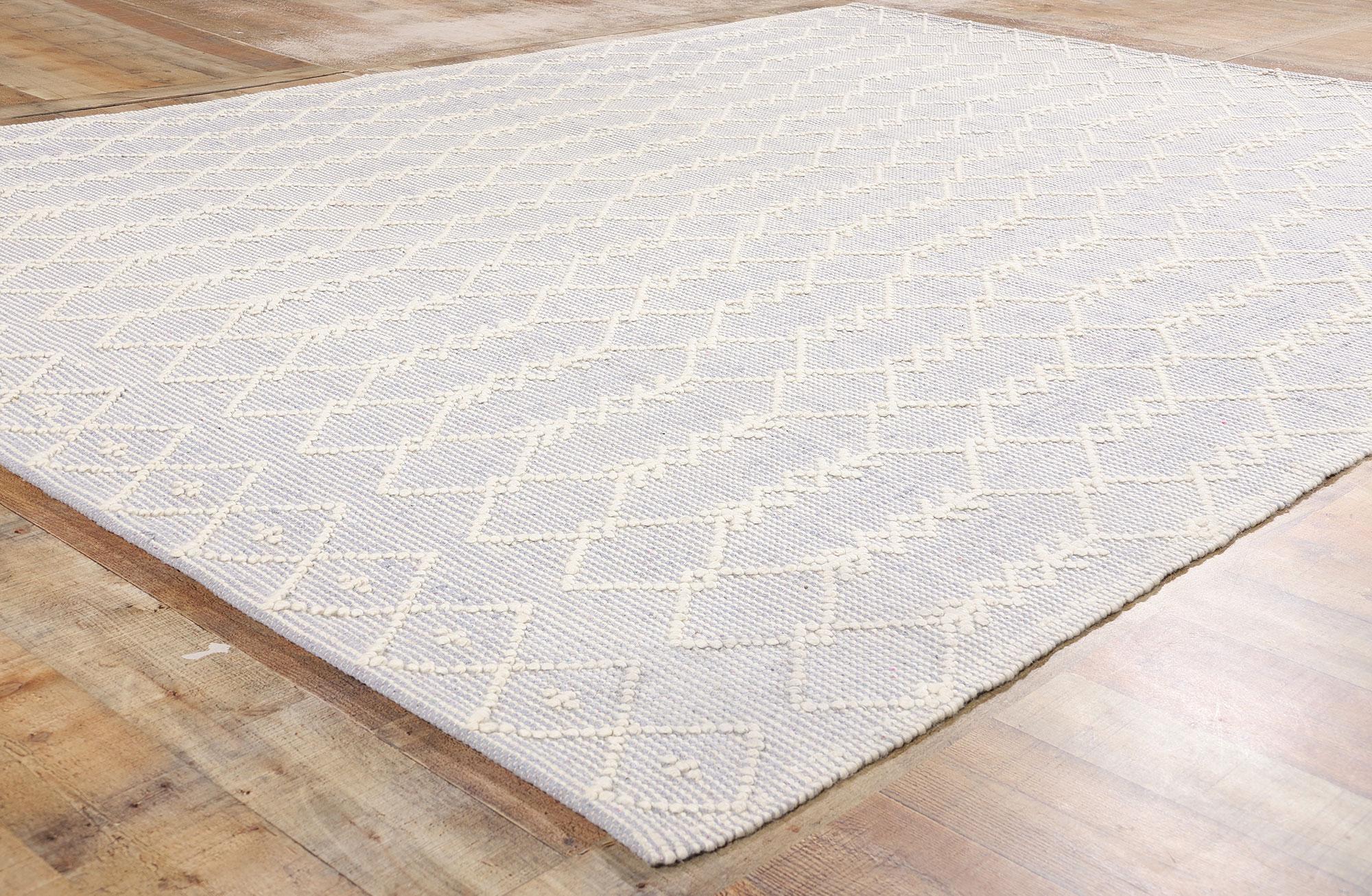 Nueva alfombra marroquí contemporánea con textura alta-baja Siglo XXI y contemporáneo en venta