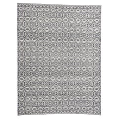 New Contemporary Moroccan Textured High-Low Rug