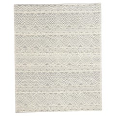 New Contemporary Moroccan Textured High-Low Rug
