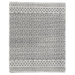 New Contemporary Moroccan Textured High-Low Rug (Tapis à haute teneur en eau)