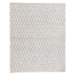 New Contemporary Moroccan Textured High-Low Rug