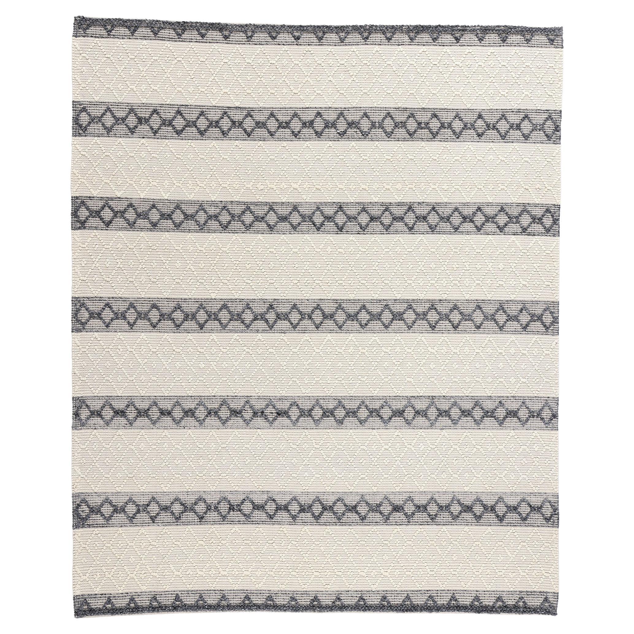 New Contemporary Moroccan Textured High-Low Rug