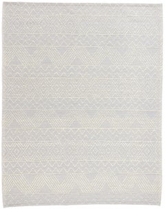 New Contemporary Moroccan Textured High-Low Rug