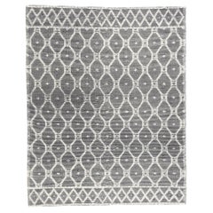 New Contemporary Moroccan Textured High-Low Rug