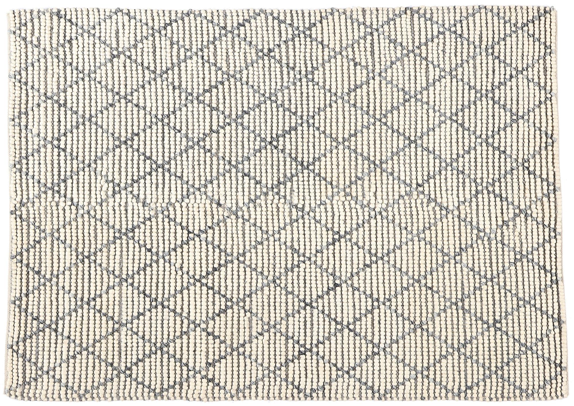 Nueva Alfombra Contemporánea Marroquí Enrejado Texturado, 05'08 x 07'11 en venta 2