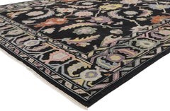 New Contemporary Oushak Rug with Hollywood Regency and Post-Modern Style