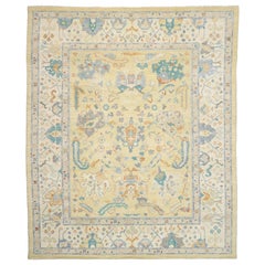 New Contemporary Oushak Design Transitional Area Rug