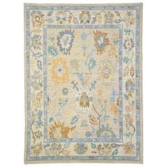 New Contemporary Oushak Design Transitional Area Rug