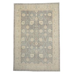 New Contemporary Oushak Palace Size Rug with Neoclassic Transitional Style