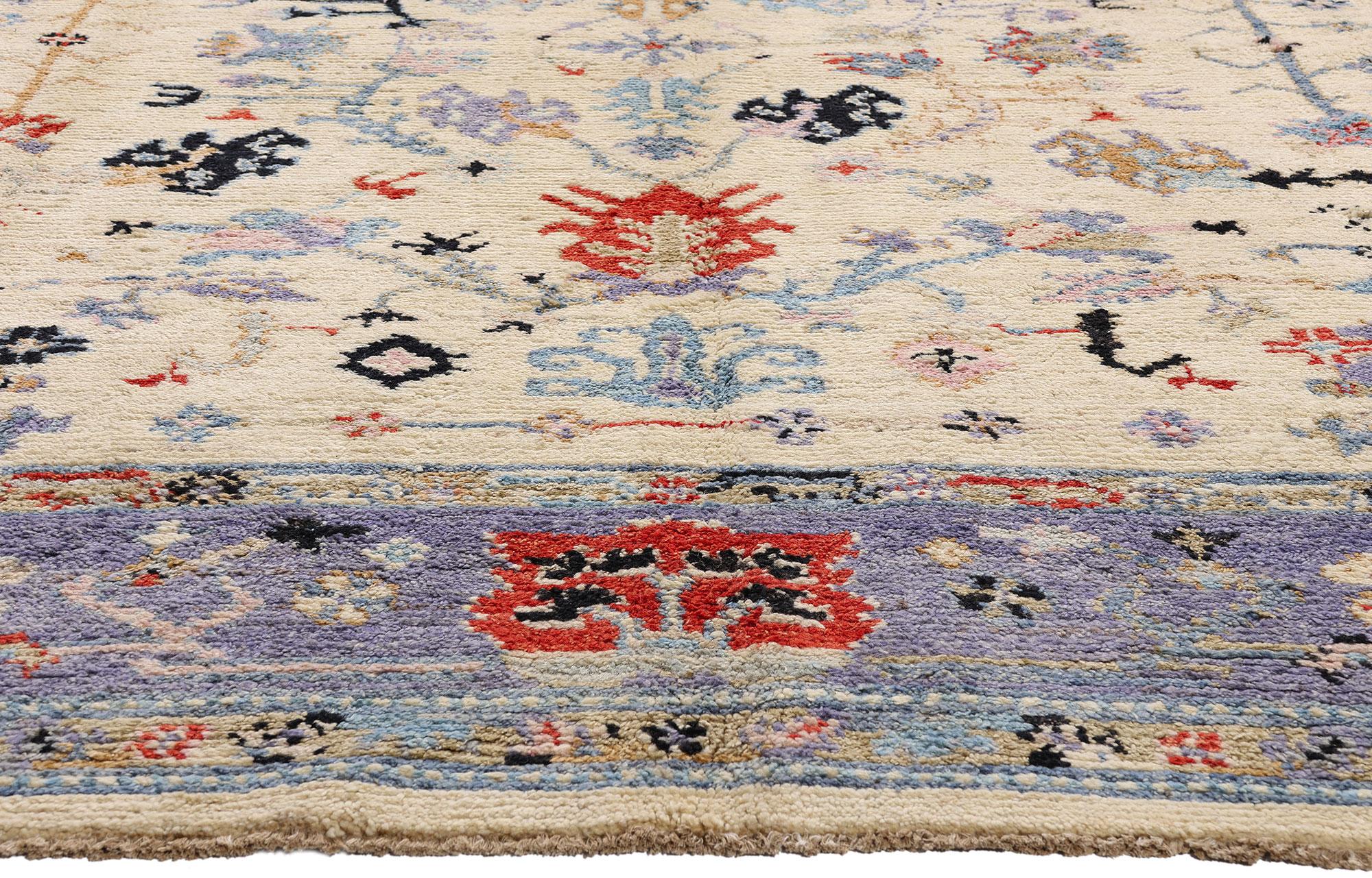 Lana Tappeto New Contemporary Oushak, 09'03 x 12'03 in vendita