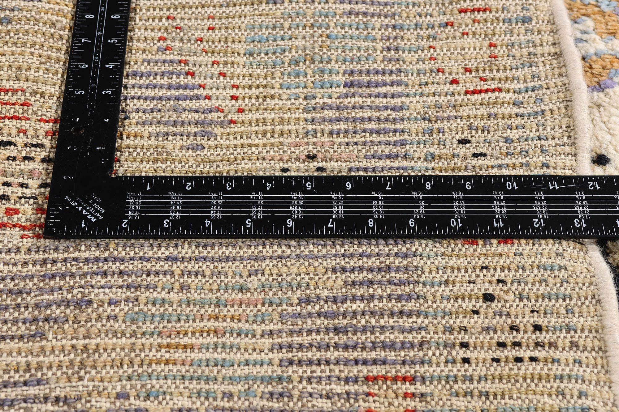 Tappeto New Contemporary Oushak, 09'03 x 12'03 in vendita 2