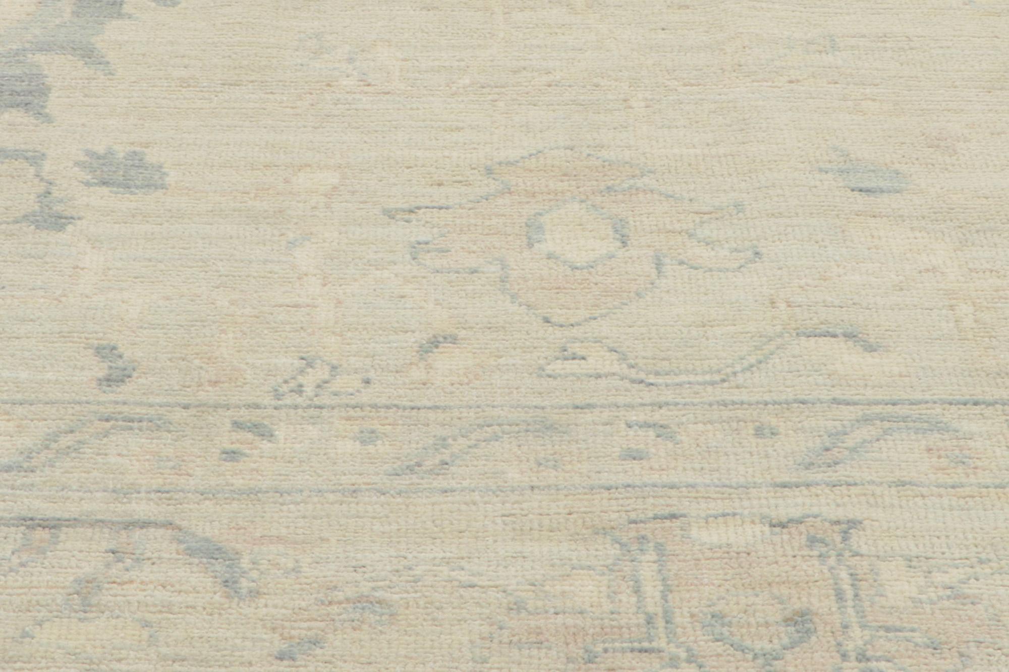 New Contemporary Oushak Rug, 09'01 x 11'10 In New Condition For Sale In Dallas, TX