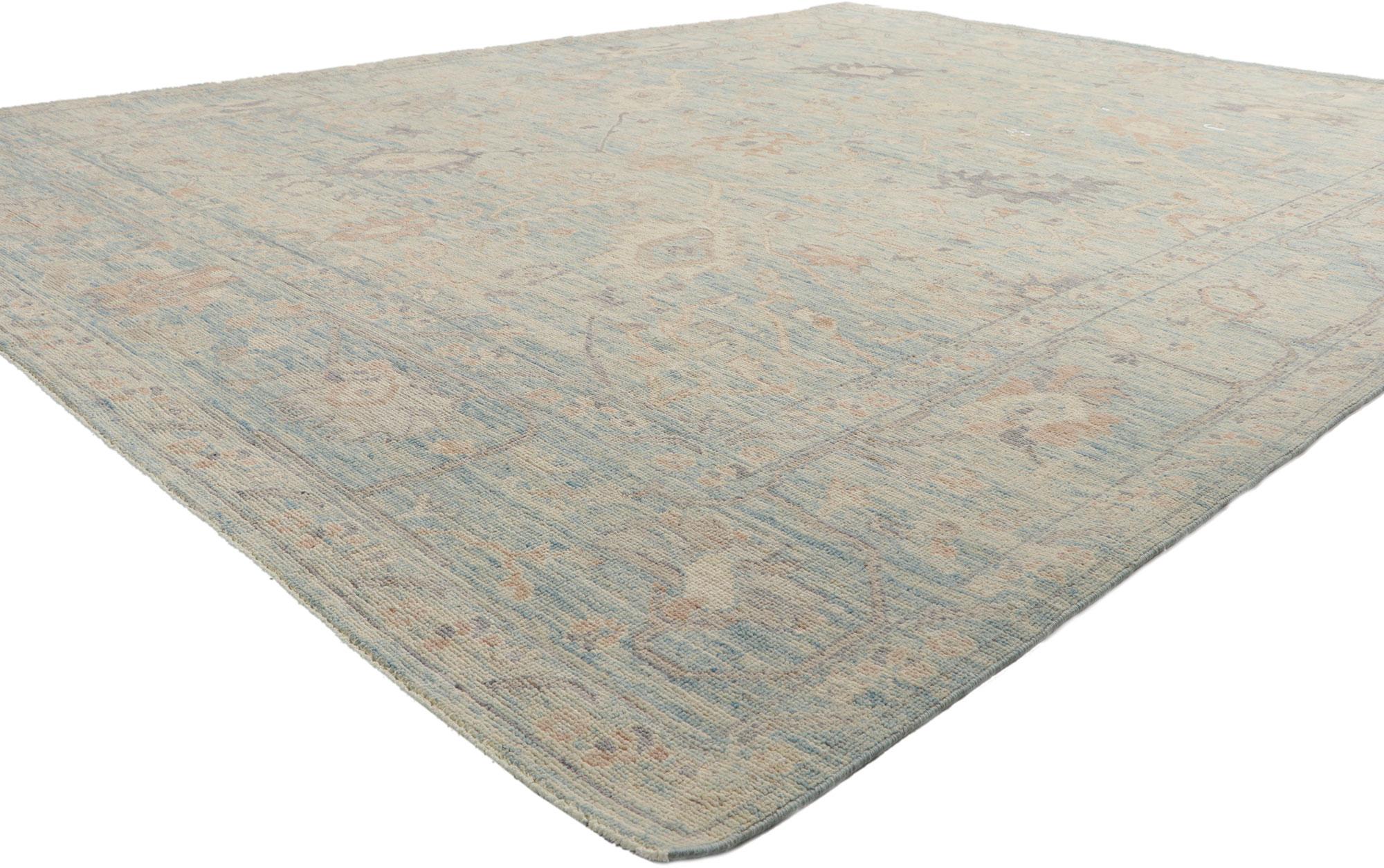 80897 New Contemporary Oushak rug, 07'09 x 09'11.