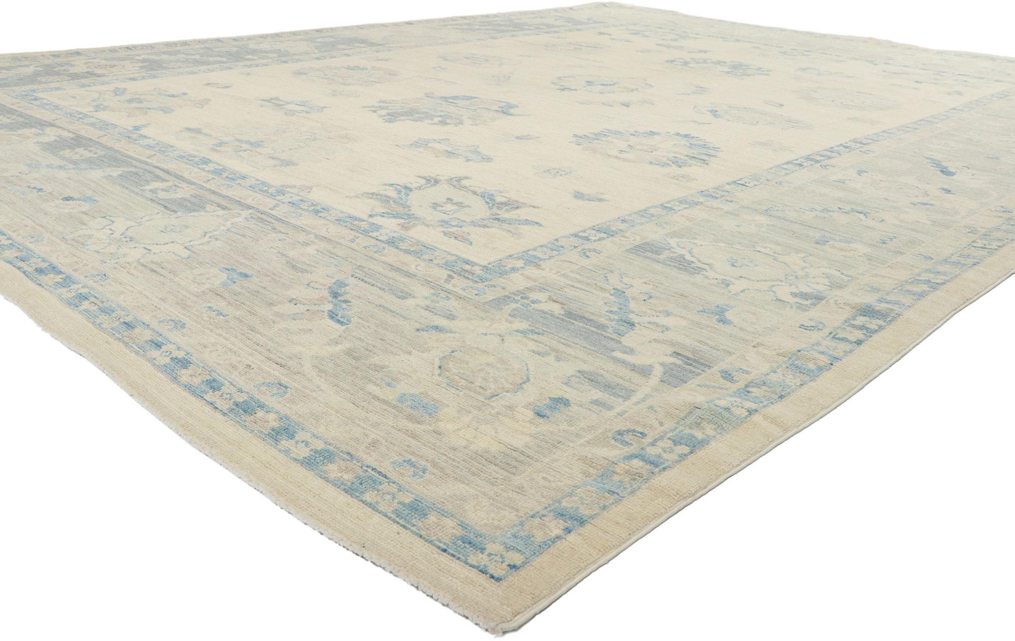 80930 New Contemporary Oushak rug, 10'01 x 13'10.