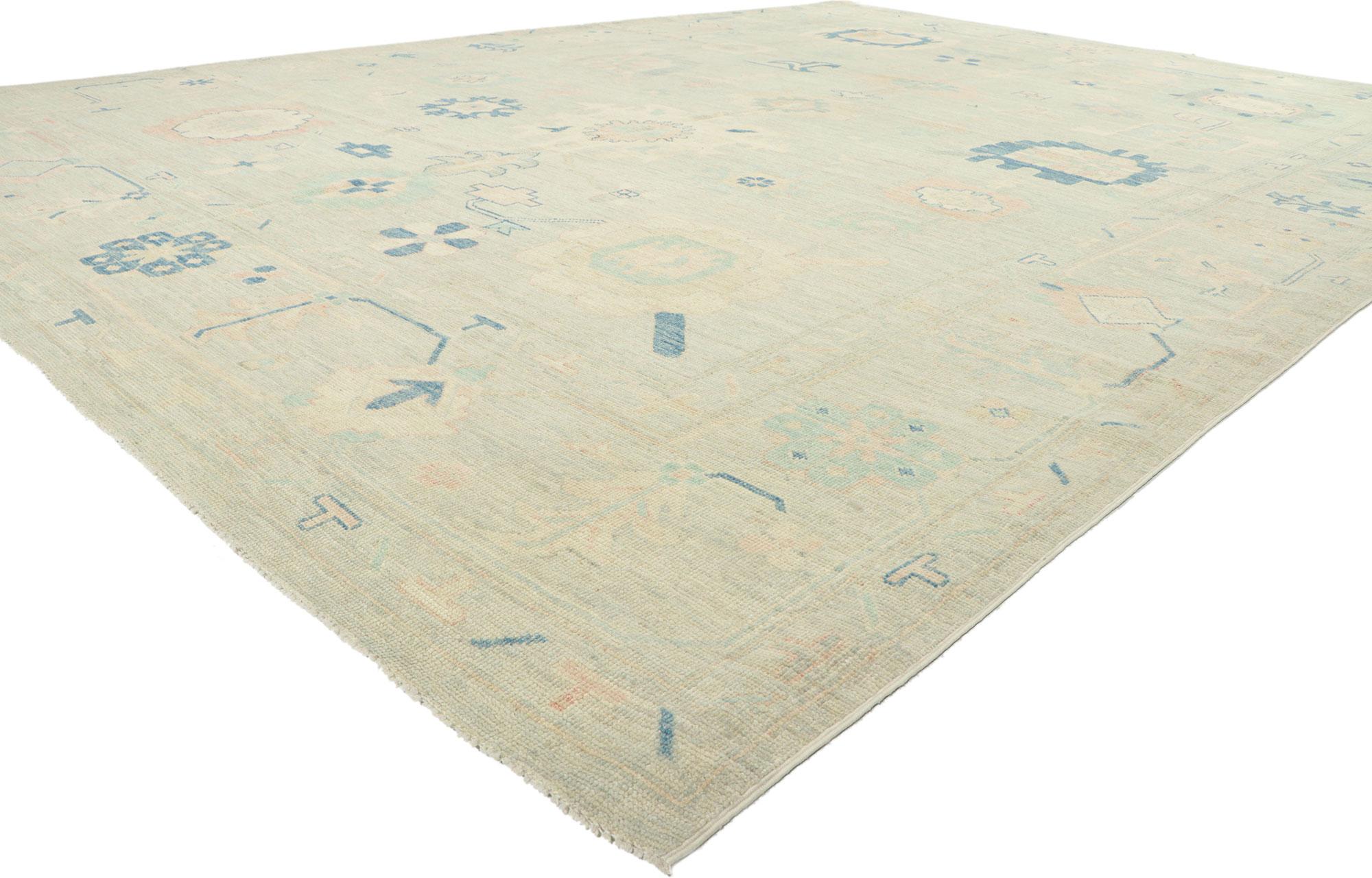 80925 new Contemporary Oushak rug, 10'00 x 13'11.