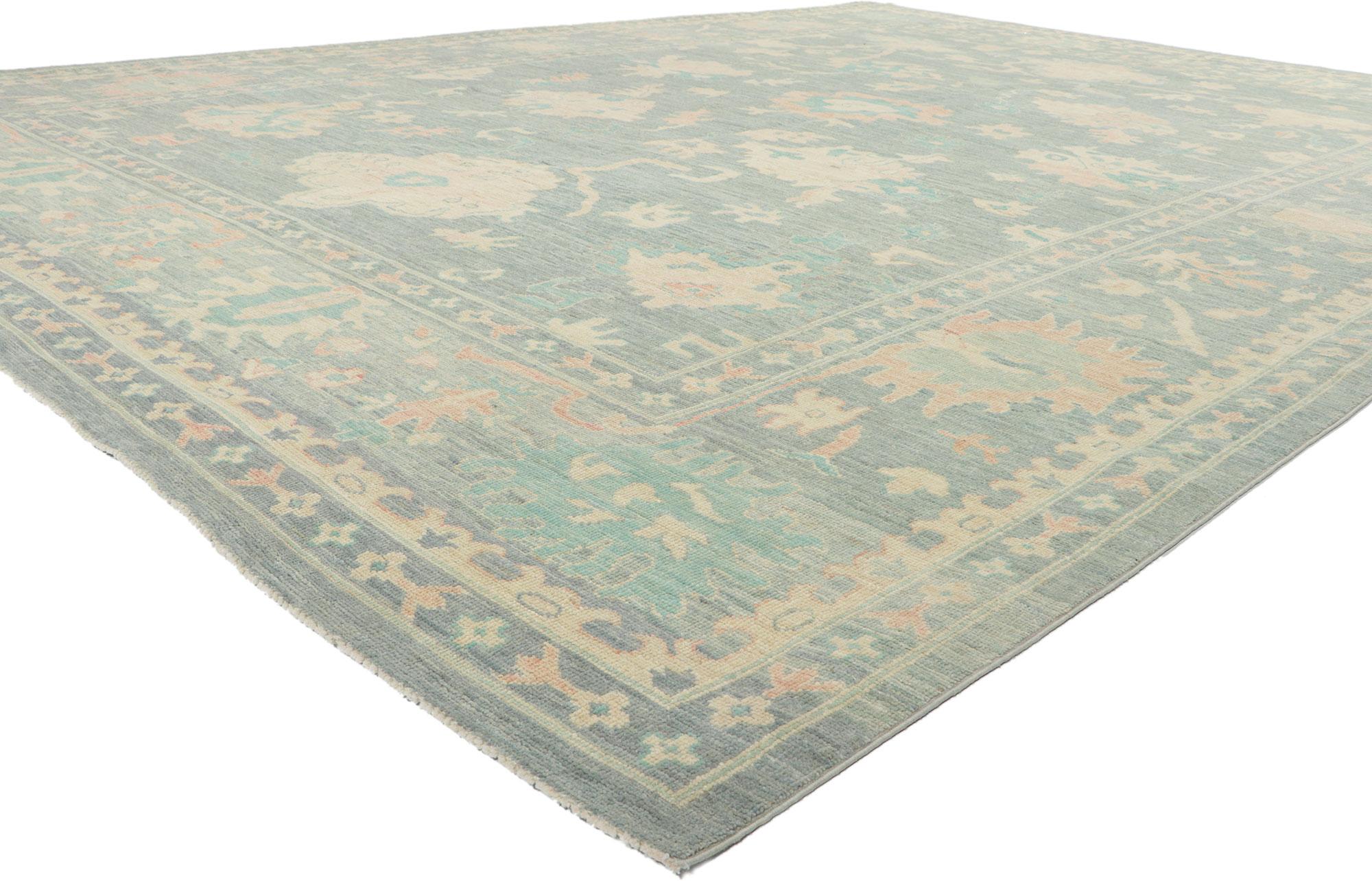 80921 new Contemporary Oushak rug, 10'00 x 13'08.