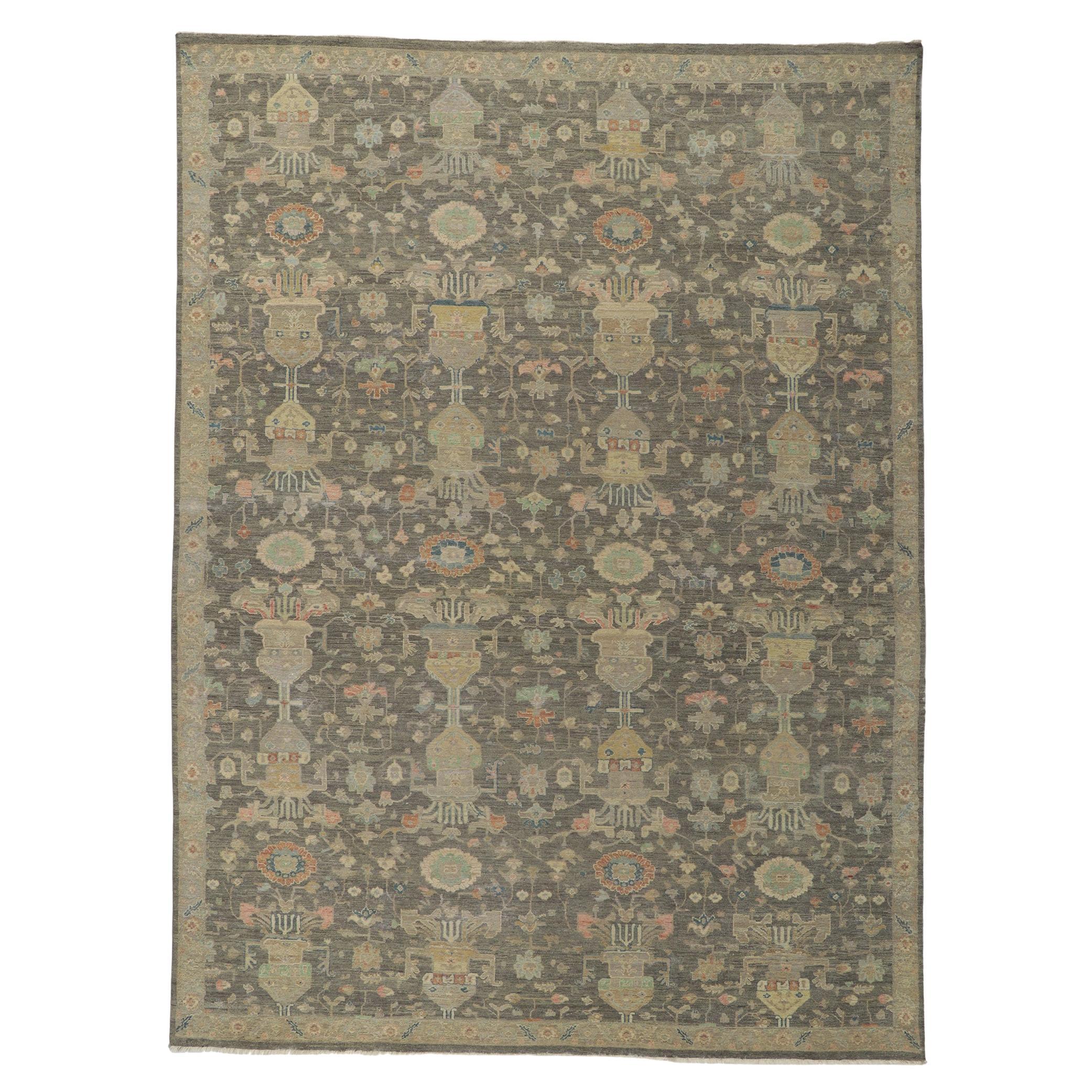 New Contemporary Oushak Rug For Sale