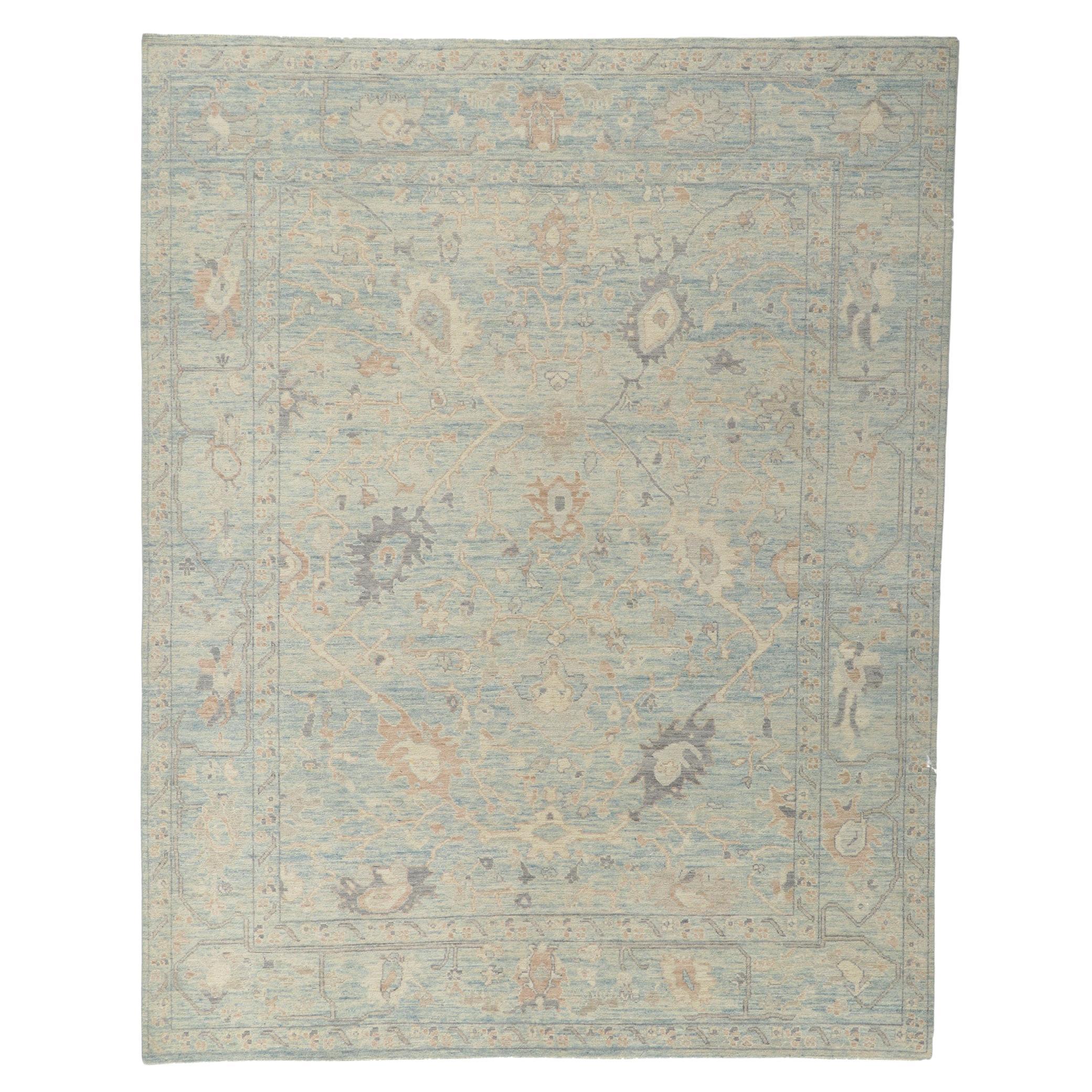 New Contemporary Oushak Rug For Sale