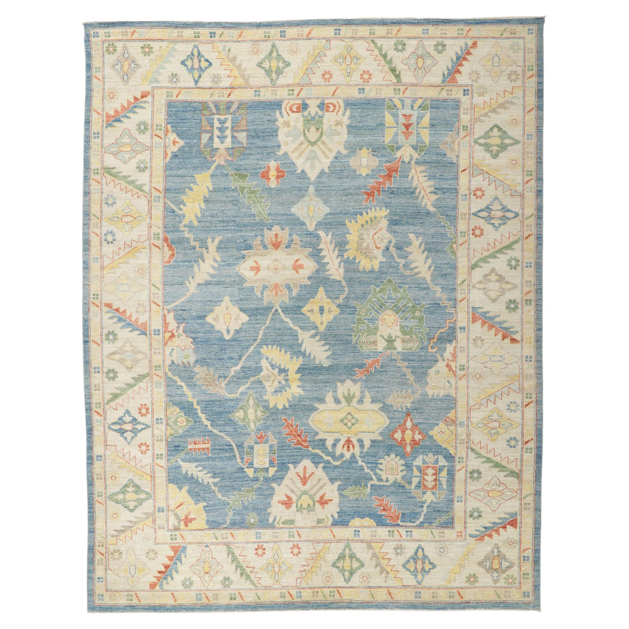 New Contemporary Oushak Rug For Sale