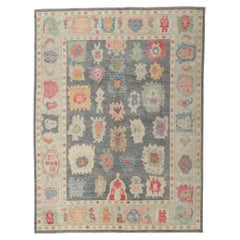 Nouveau tapis contemporain Oushak