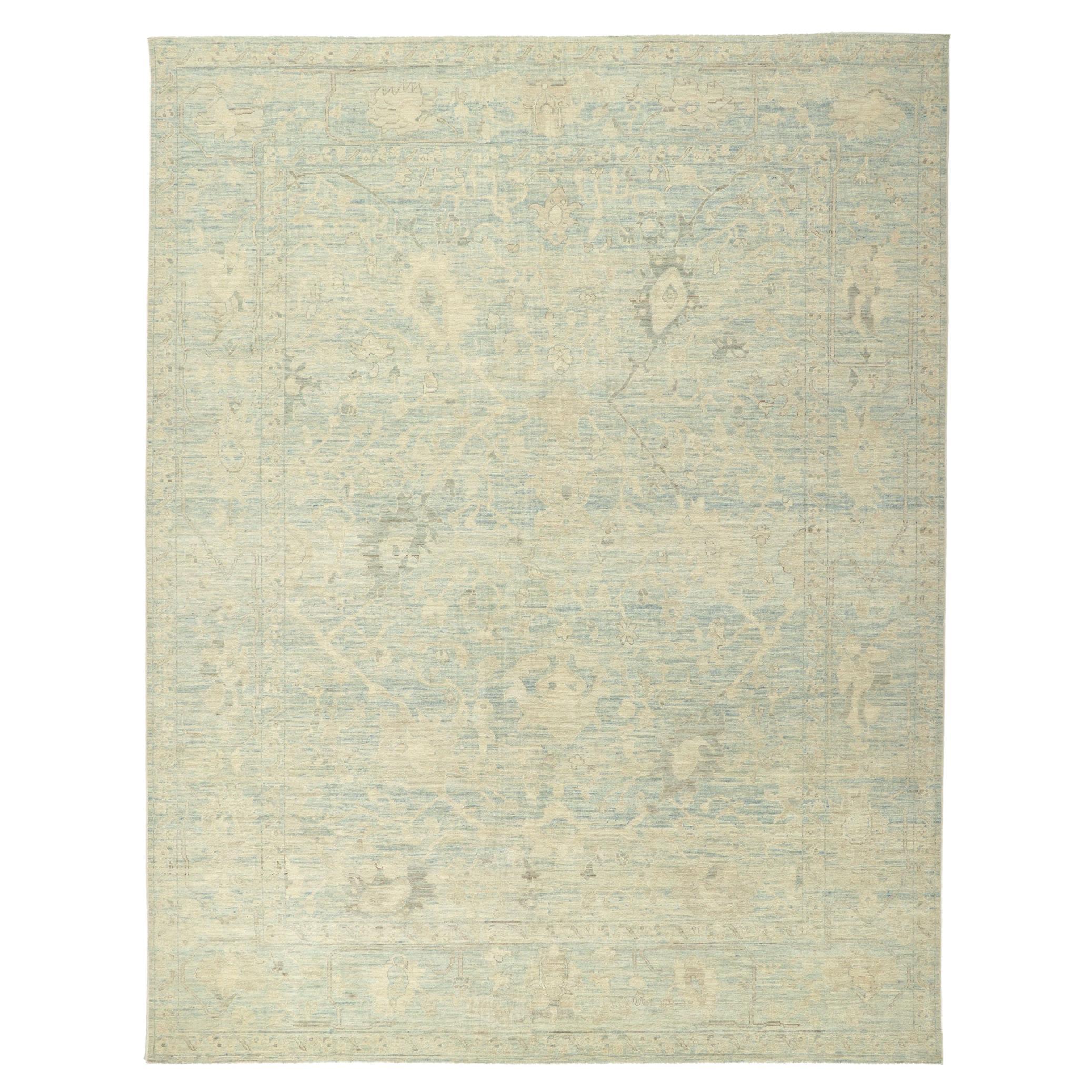 New Contemporary Oushak Rug For Sale