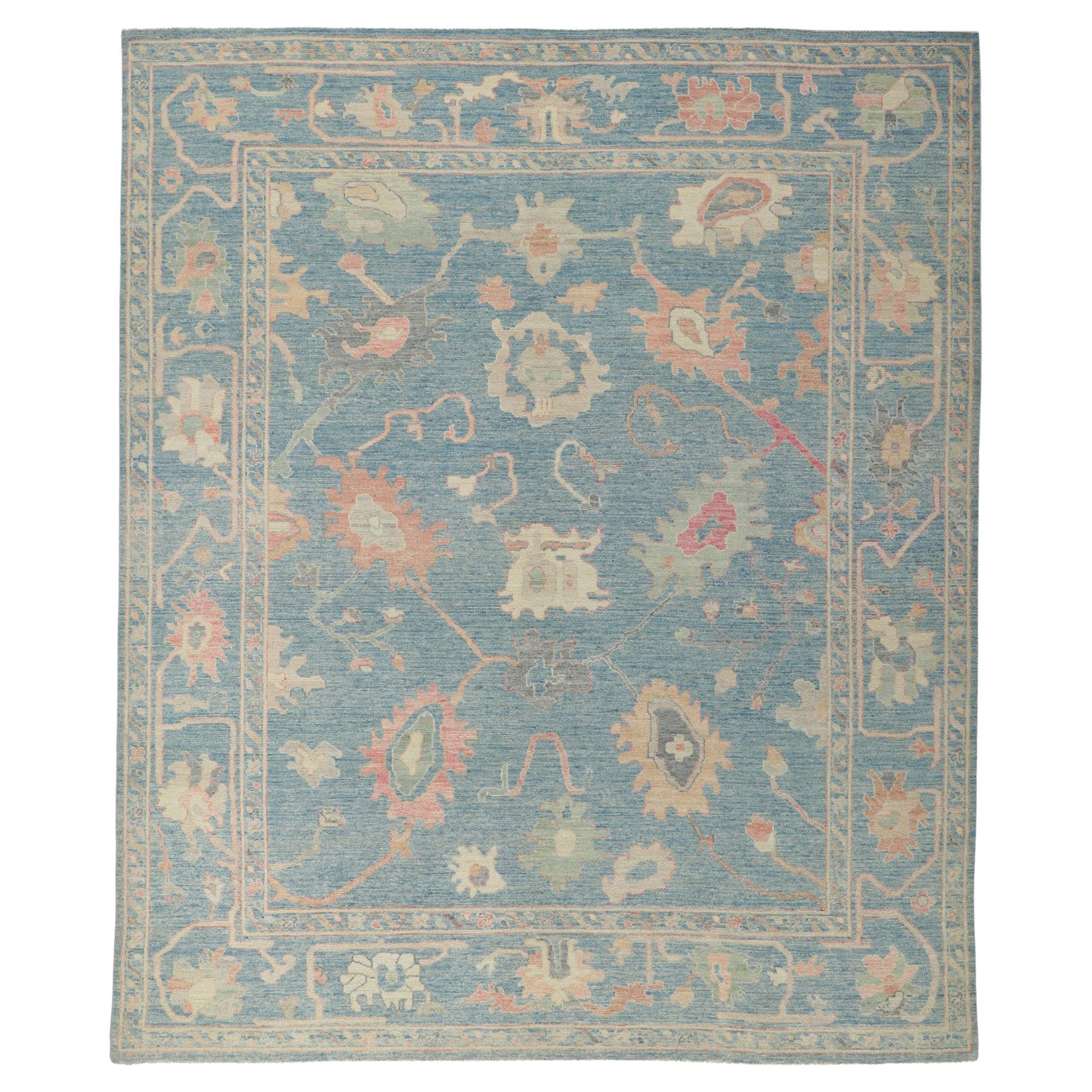 New Contemporary Oushak Rug For Sale