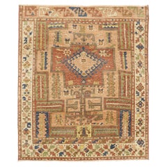 The Anatolian Cipher: A Modern Oushak Masterpiece of Bohemian Tribal Elegance