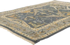 Nouveau tapis contemporain d'Oushak de style moderne