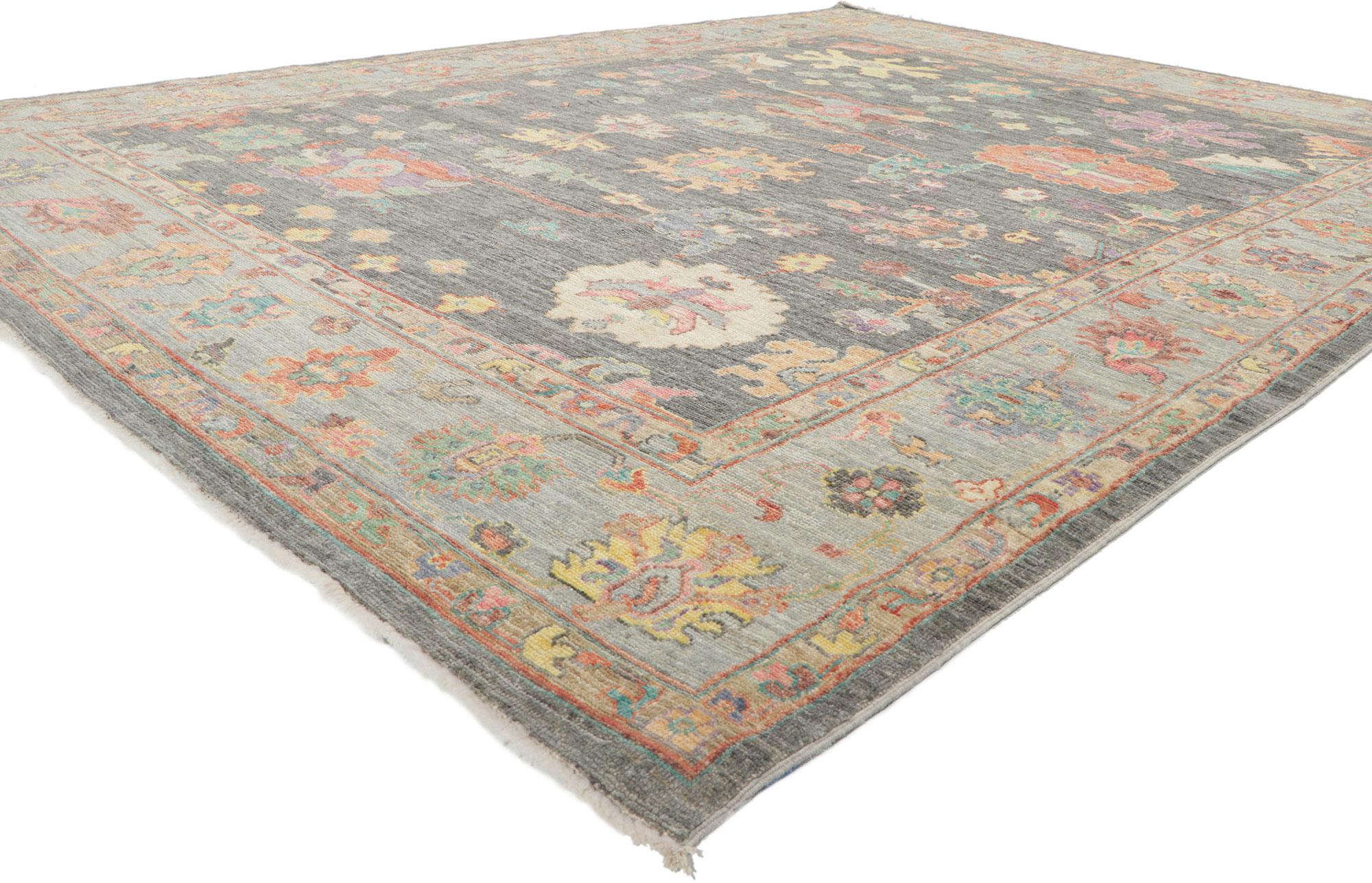 80970 new contemporary Oushak rug, 08'00 x 10'05.