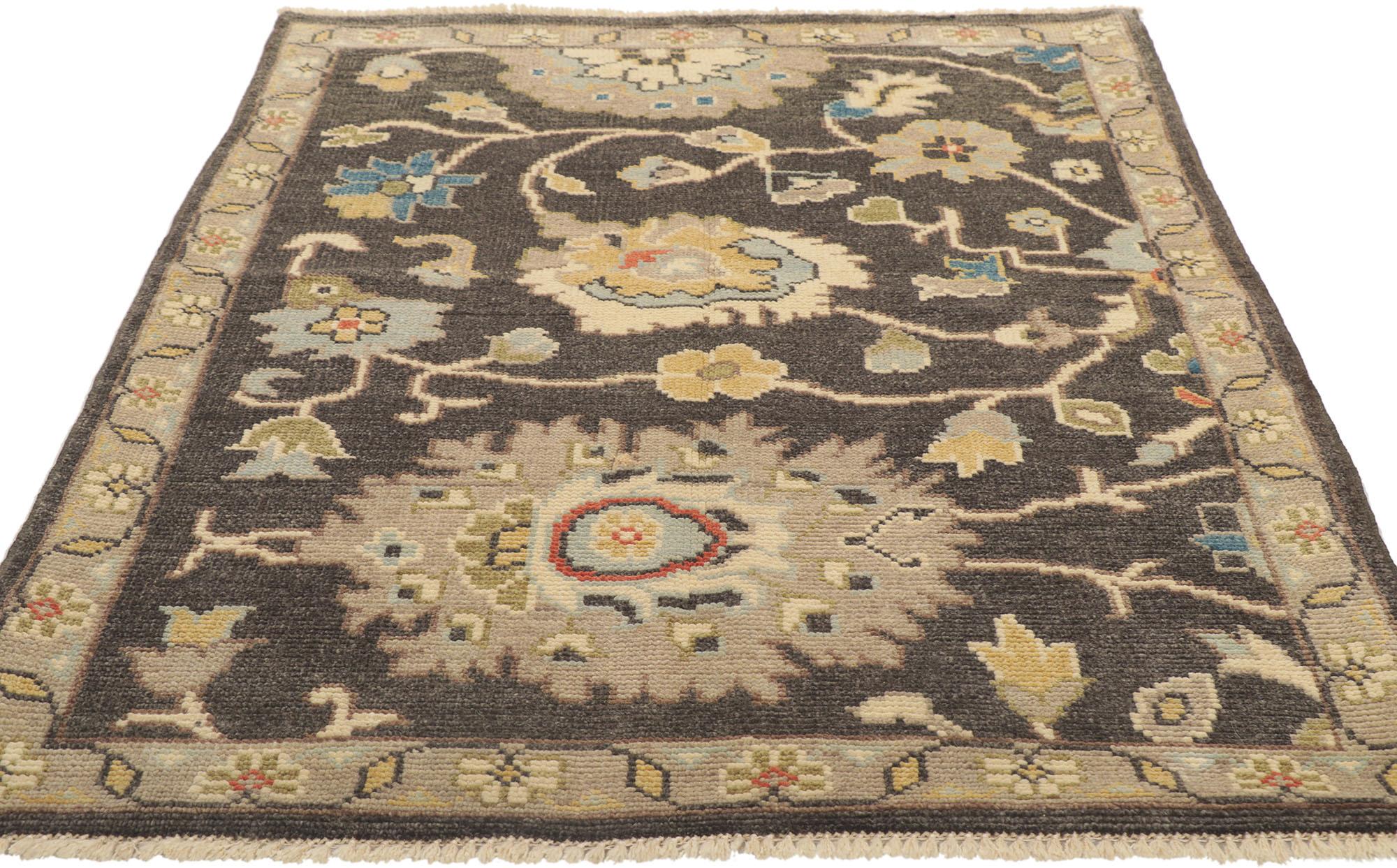 modern oushak rug
