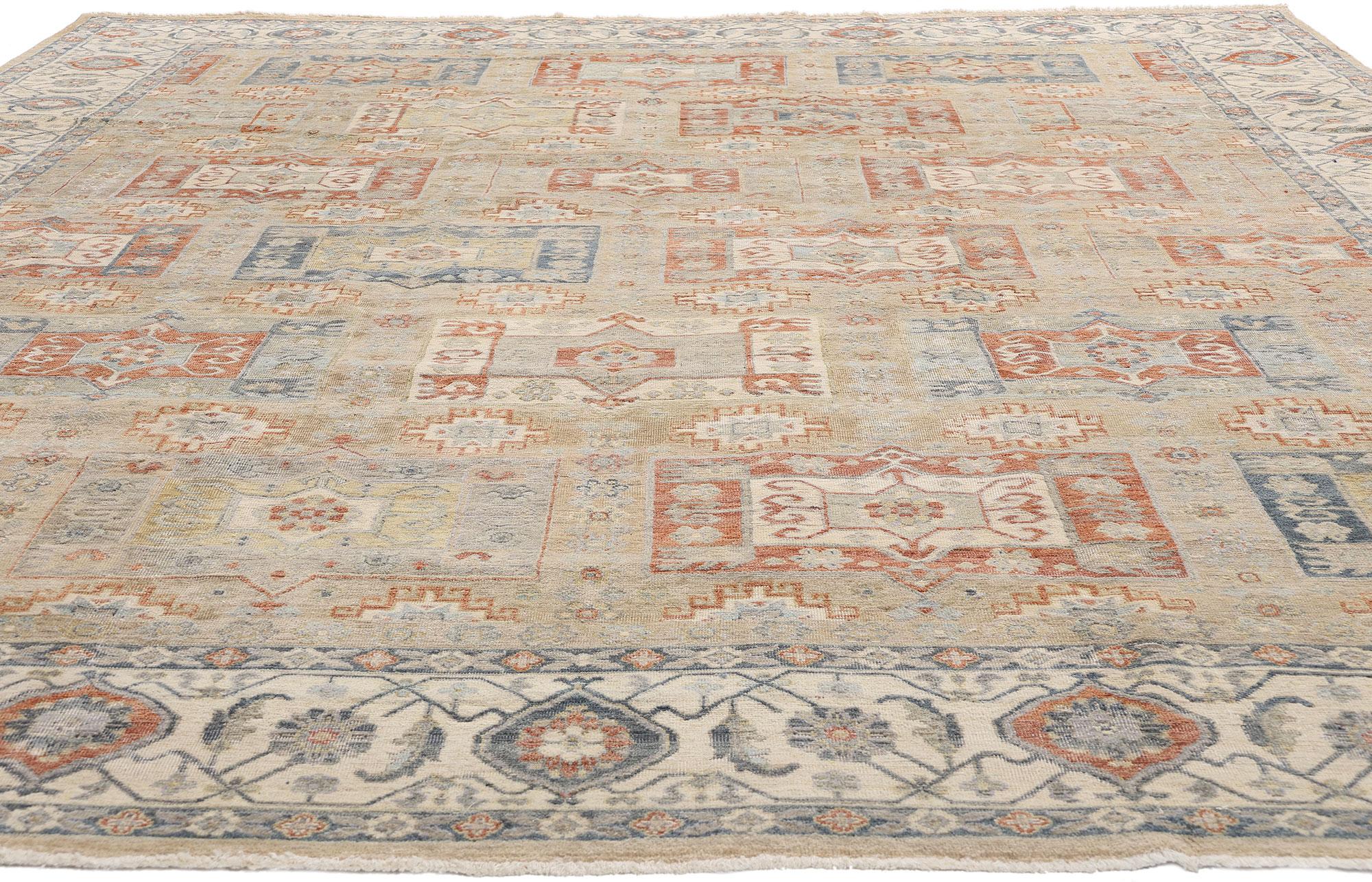 Aesthetic Movement New Contemporary Oushak Rug with Modern Style For Sale