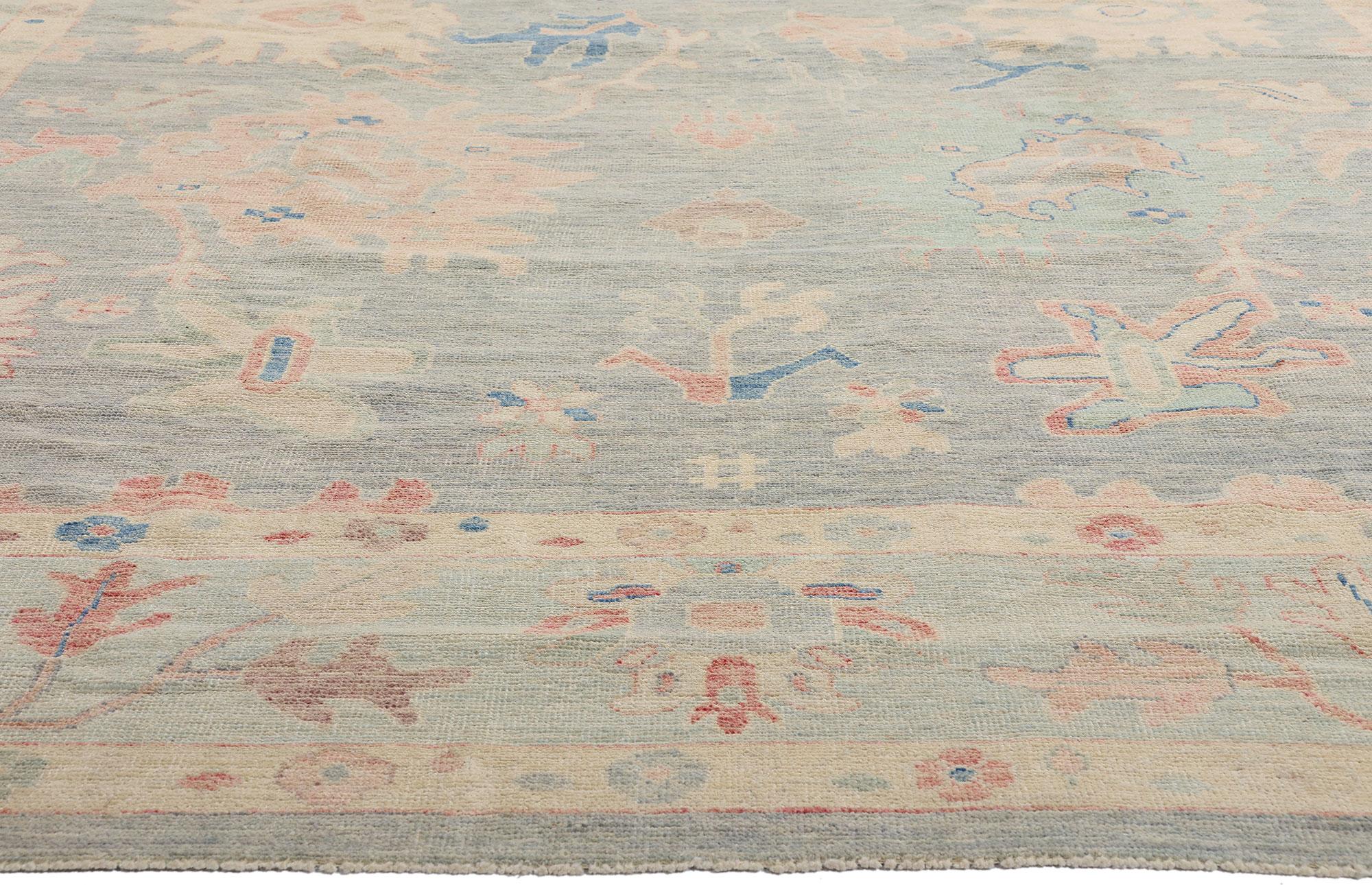 modern oushak rug