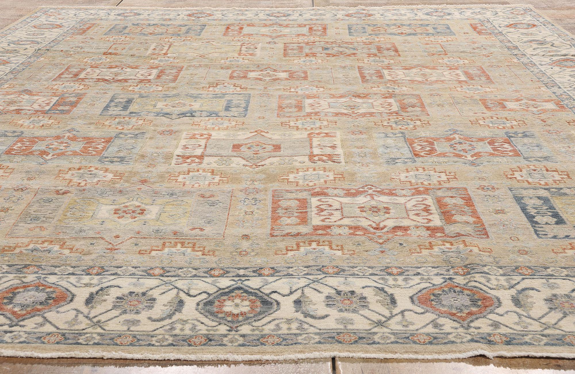 New Contemporary Oushak Rug with Modern Style For Sale 2