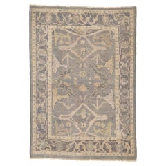 Nouveau tapis contemporain d'Oushak de style moderne