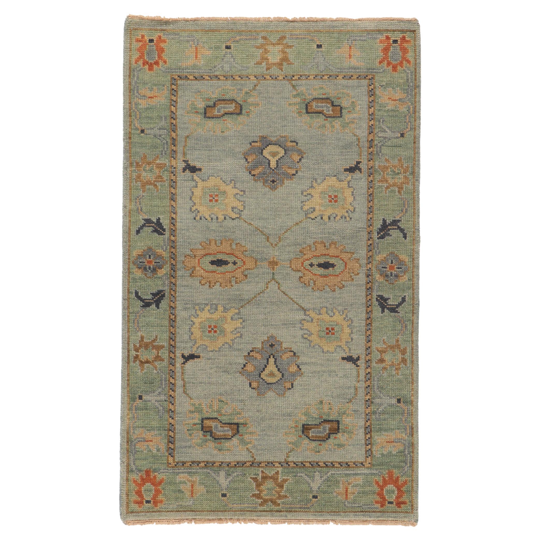 Nouveau tapis contemporain d'Oushak de style moderne