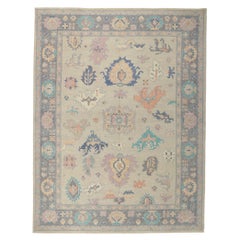 New Contemporary Oushak Rug with Modern Style