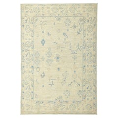 New Contemporary Oushak Rug with Modern Style