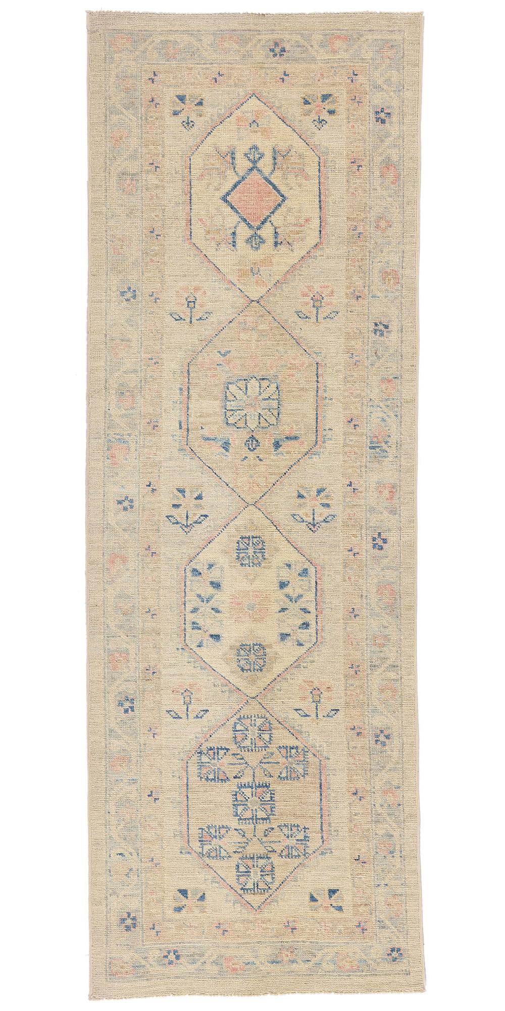 Nueva alfombra contemporánea de Oushak con estilo tradicional en venta 2