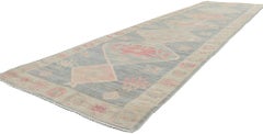 New Vintage-Inspired Oushak Runner with Modern Style