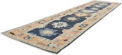 New Contemporary Oushak Runner with Modern Style