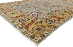 Nouveau tapis contemporain de style Oushak
