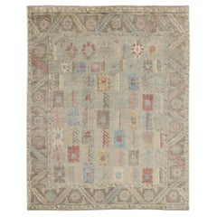 Nouveau tapis contemporain de style Oushak