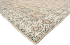 New Contemporary Oushak Style Rug with Arts & Crafts Style